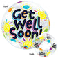 22 Inch Get Well Soon Bubbles Balloon Q49337