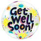22 Inch Get Well Soon Bubbles Balloon Q49337