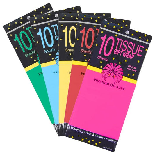 Tissue Paper Gift Wrap (Assorted)