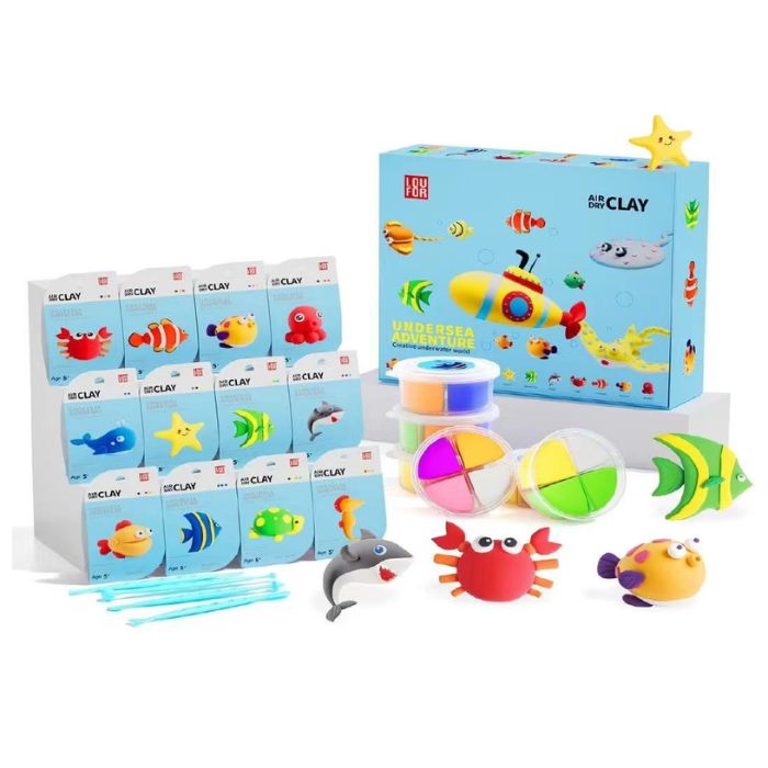 Assorted Air-Dry Clay Kit Set (12/6pcs)