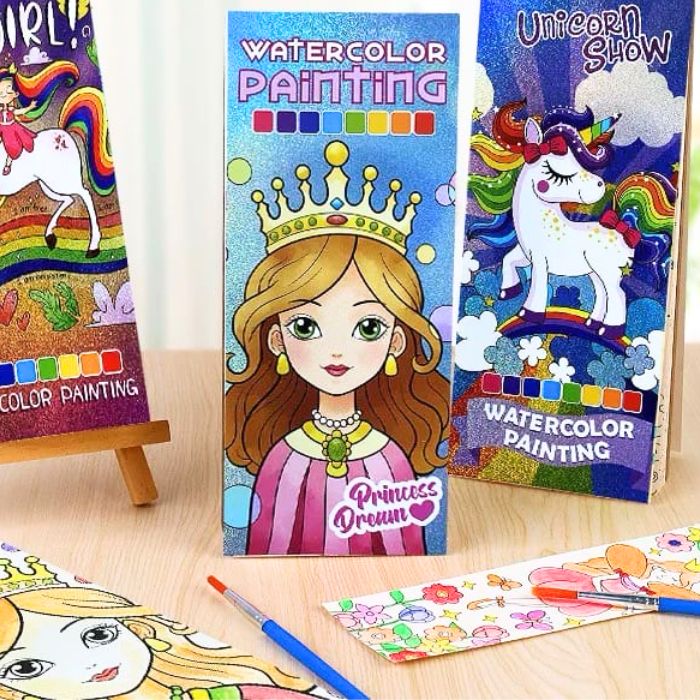 Watercolor Painting Booklet (Assorted)