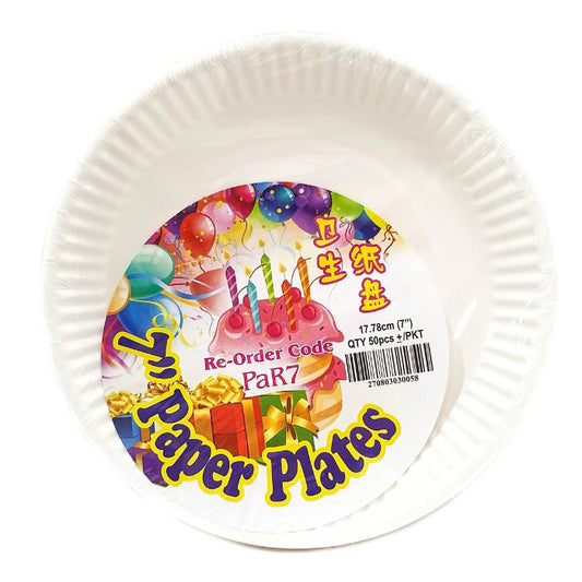 Paper Plates (White)