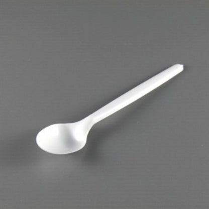 White Plastic Utensils (50pc)