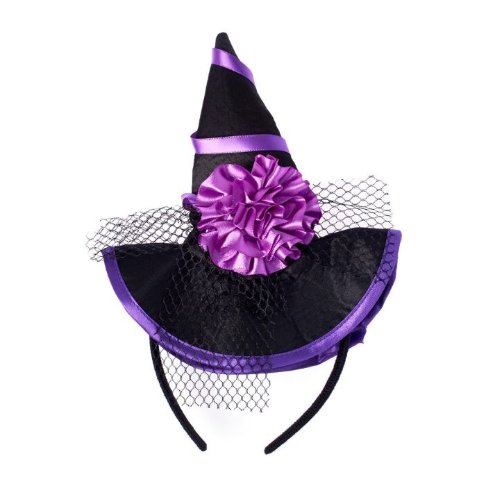 Mini Purple Witch Headband
