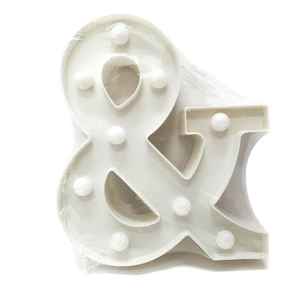 LED Plastic Number Symbol Light