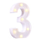 LED Plastic Number Symbol Light