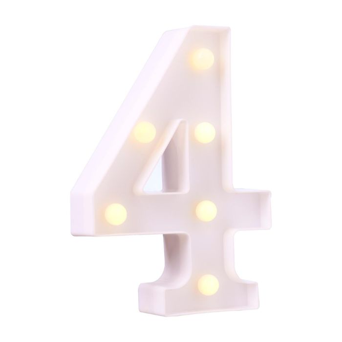 LED Plastic Number Symbol Light