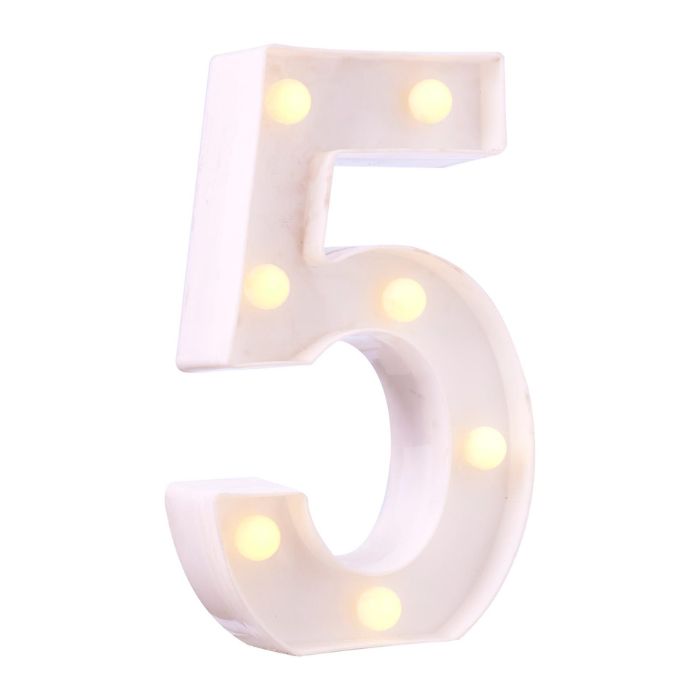 LED Plastic Number Symbol Light