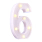 LED Plastic Number Symbol Light