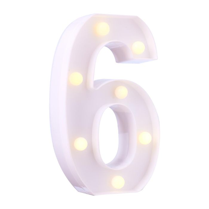 LED Plastic Number Symbol Light