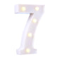 LED Plastic Number Symbol Light