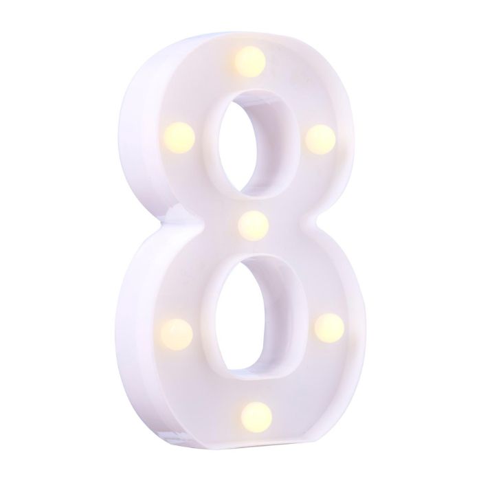 LED Plastic Number Symbol Light
