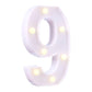 LED Plastic Number Symbol Light