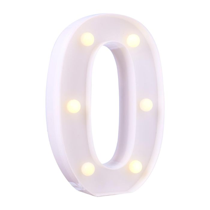 LED Plastic Number Symbol Light