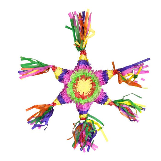 Mexican Rainbow Star Pinata