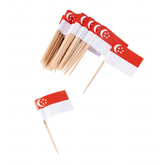 Singapore Flag Toothpicks