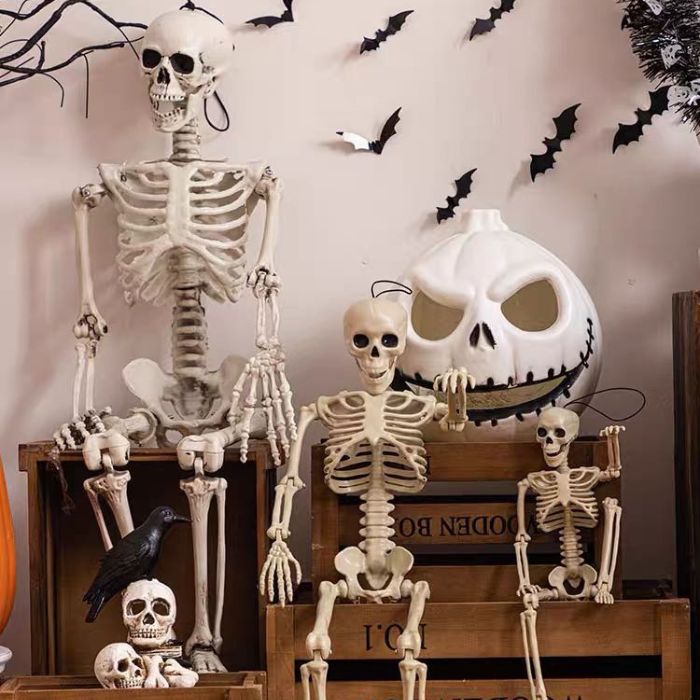 Realistic Skeleton Bone Figurine