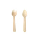 11cm Wooden Bamboo Utensils (25pc)