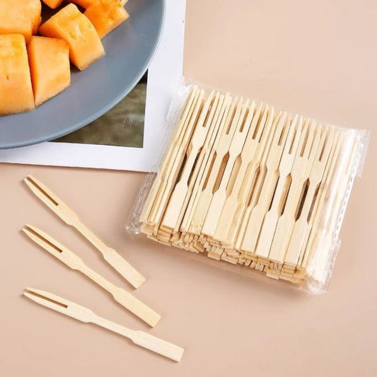 9cm Wooden Fruit Picks