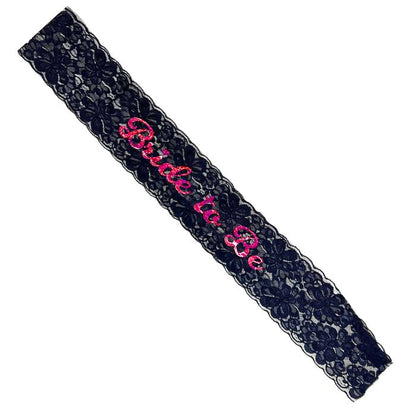 Bride to Be Shiny Satin or Lace Sash