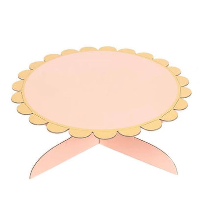 Scallop Edge Single Tier Cupcake Stand