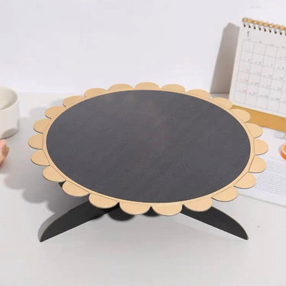 Scallop Edge Single Tier Cupcake Stand
