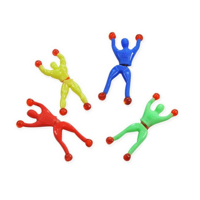 20 Pc Sticky Man Spiderman Flip Toy