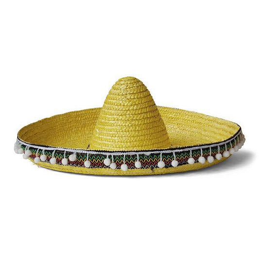 Mexican Straw Sombrero Hat