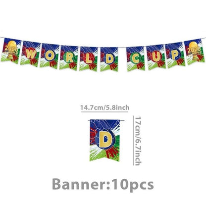 World Cup Banner Garland (10pcs) 3m