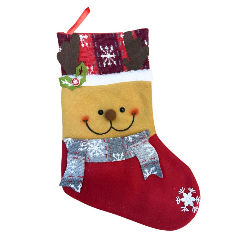 XM 17x34cm Christmas Sock
