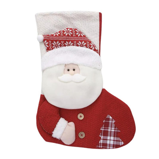 25x45cm Knit Design Christmas Sock