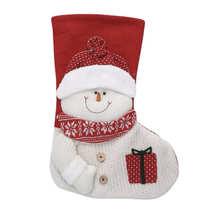 25x45cm Knit Design Christmas Sock