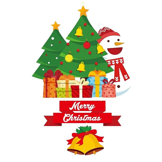 XM 33x48cm Hanging Snowman Christmas Decoration SG-04