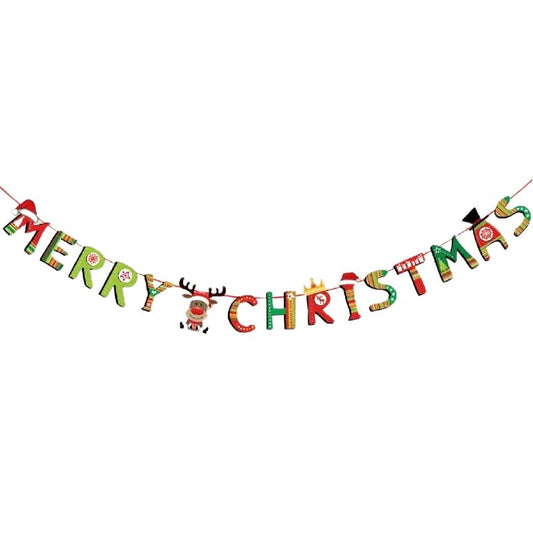 XM Merry Christmas Hang Paper Garland Z-1