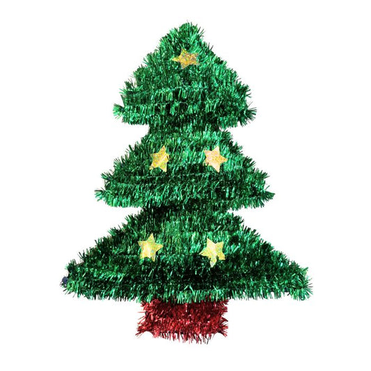 Tinsel Christmas Tree Decoration