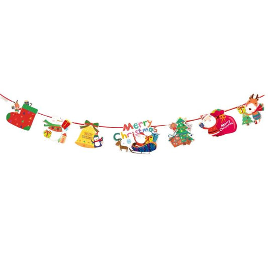 3m Merry Christmas Paper Garland Z-41 (Christmas Mix)