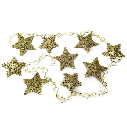 Glitter Star Hanging Garland