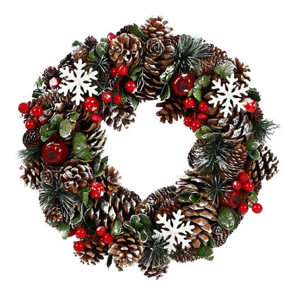 Berry Pine Cone Wreath MQ-A01