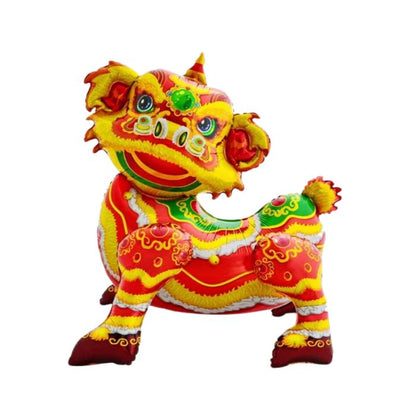 CNY Lion Dance Balloon Display