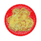 CNY 75x75cm Embroidery Round Koi Fu Hanging Decoration HX270-01