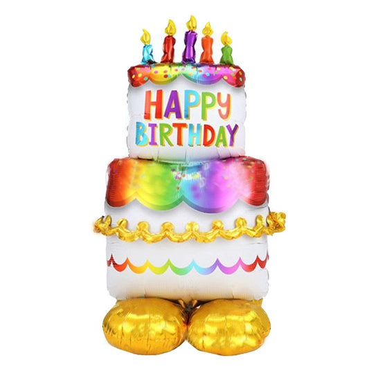 43inch Foil Balloon Display TX-044 (Birthday Cake)