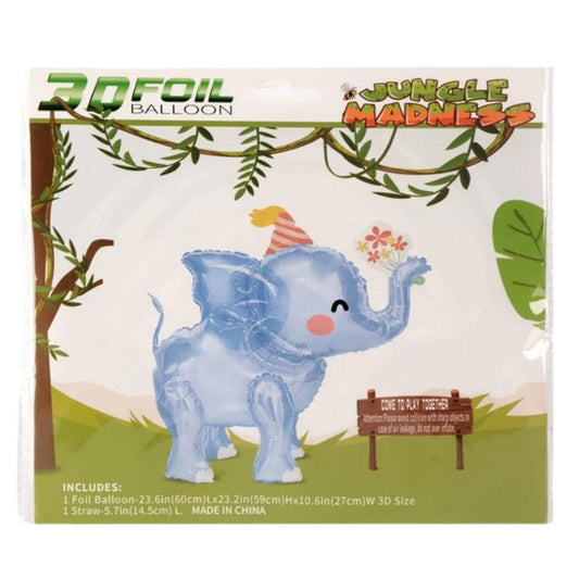 59cm 4D Foil Balloon Display (Elephant)