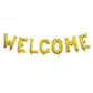 16inch Welcome! Foil Balloon Set TX-093-A (Gold)