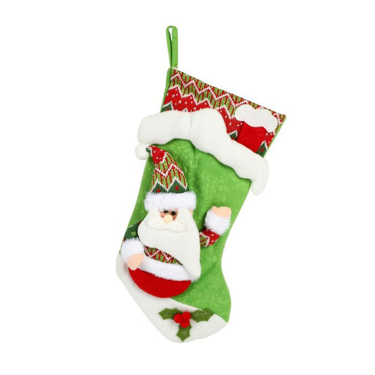 45cm Designed Christmas Sock 025AB