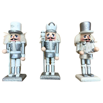 15cm Silver Nutcracker N01386