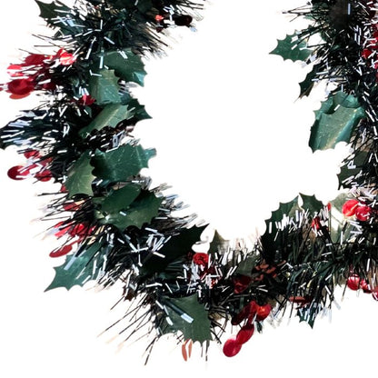 9cm Snow Tip Berries Tinsel 2m