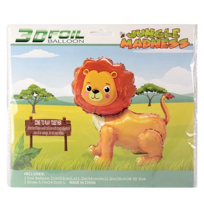 54cm 4D Foil Balloon Display (Lion)