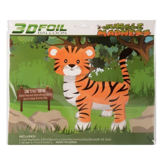 56cm 4D Foil Balloon Display (Tiger)