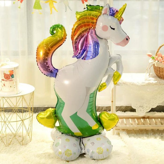 51inch Foil Balloon Display TX-219 (Metallic Unicorn)