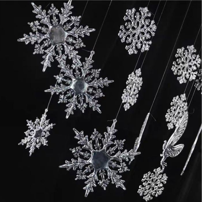 Acrylic Hanging Snowflake Decoration